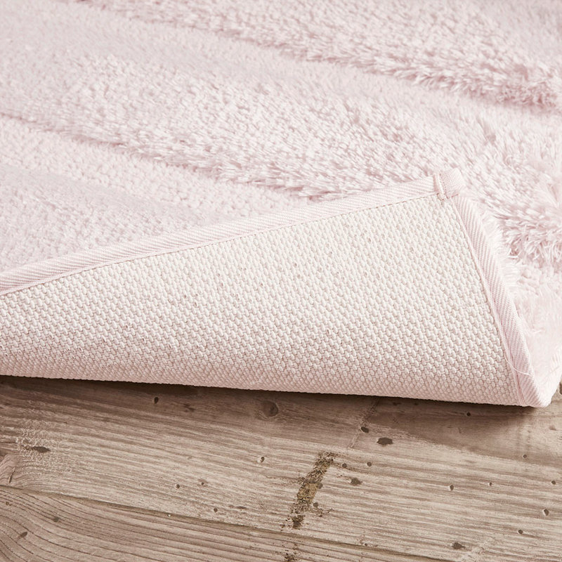 Tapis de salle de bain moderne absorbant et antidérapant, Rectangle 1 pi 5 po x 2 pi