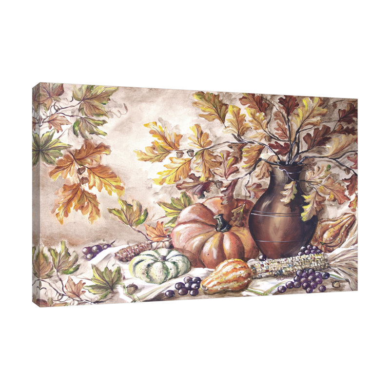 «Fall Harvest Still Life», toile tendue par August Grove®, H 12 po x l 18 po x P 1,5 po