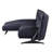 Crystin Dark Grey Upholstered Sectional