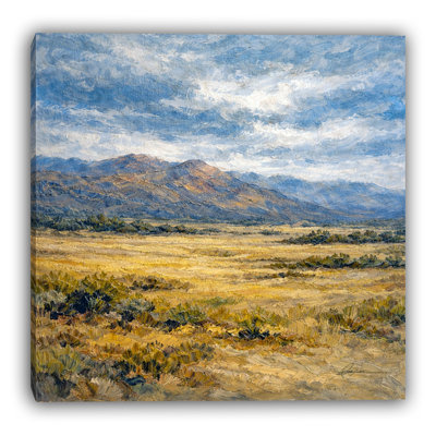 «Open Valley», art mural sur toile tendue