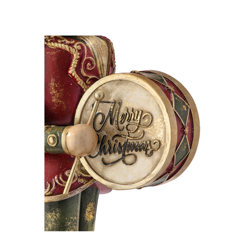 18" Resin Drum Stack Nutcracker