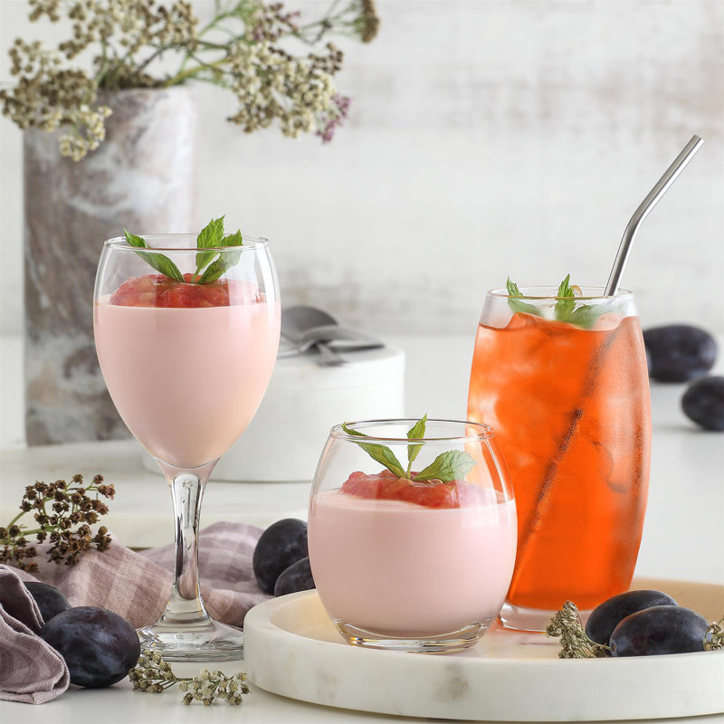 LAV Glass All Purpose Wine Glass Stemware, 455