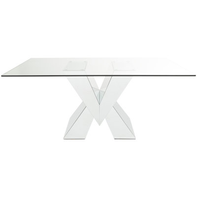 Benone Glass Top Dining Table