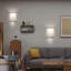 Lampe de chambre à coucher 16 lumières DEL avec télécommande Devynne
