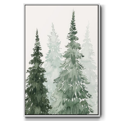 Winter Washed Coppice II, reproduction d'art sur toile