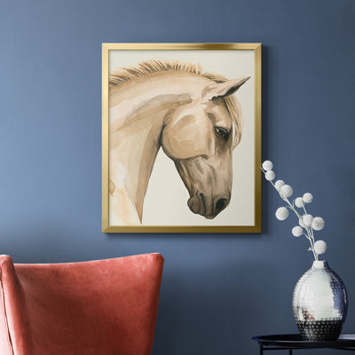 Toile encadrée de qualité supérieure Golden Palomino I - prête à être accrochée