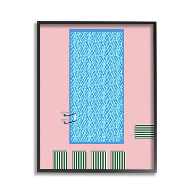 «Abstract Summer Pool Single Frame» par Regina Moore sur