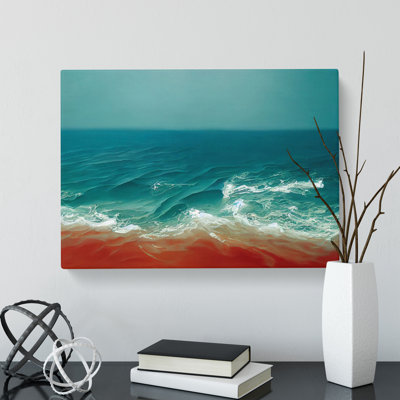 Beach Scene - Wrapped Canvas