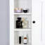 Armoire murale de salle de bain en bois avec porte 20,86 po x 5,71 po x 20 po