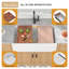 33"L x 20"W Undermount Workstation Kitchen Sink Ceramic Single Bowl Farmhouse Apron Front Kitchen Sink
