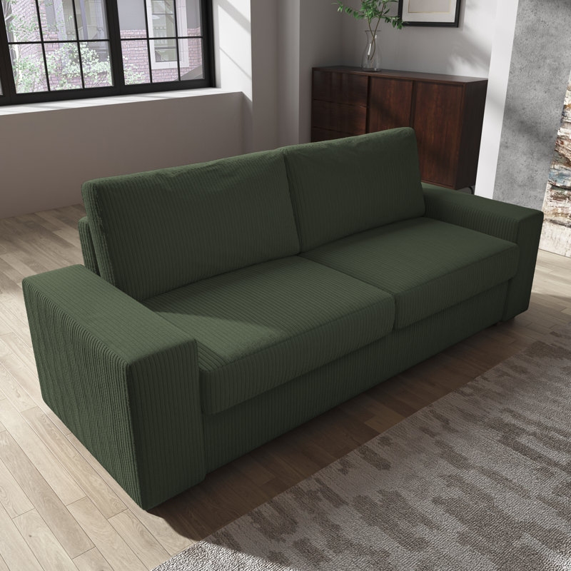 Corduroy Sofa, Green