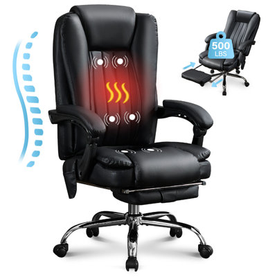 Massage Office Chair With Foot Rest