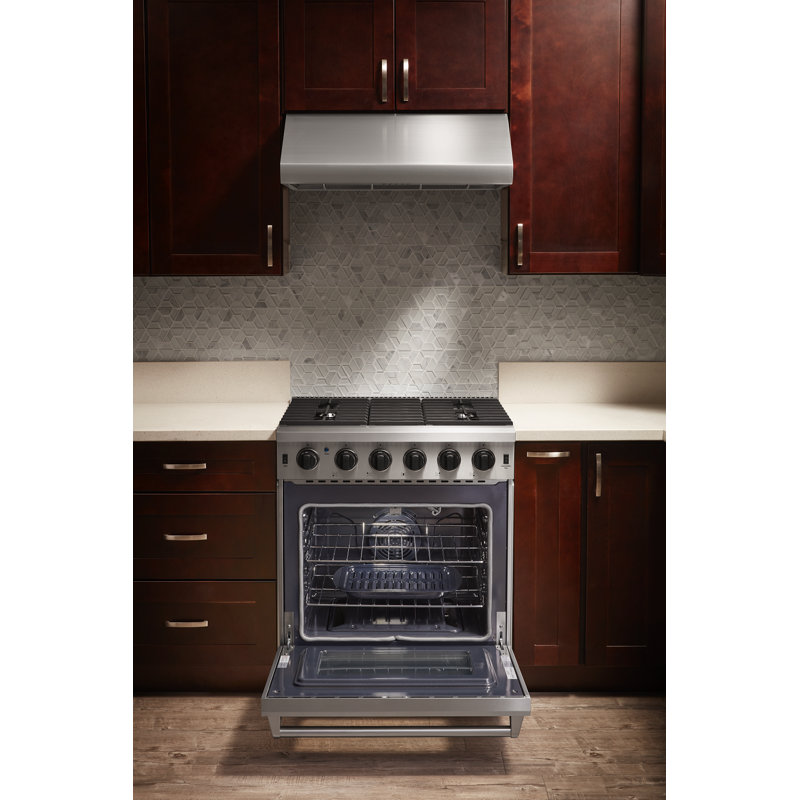 Thor Kitchen 30" 4.55 Cubic Feet Smart Liquid Propane Free Standing Range with 5 Burners