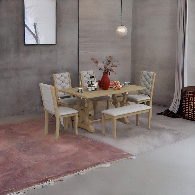 Charman Retro Dining Set 6-Piece