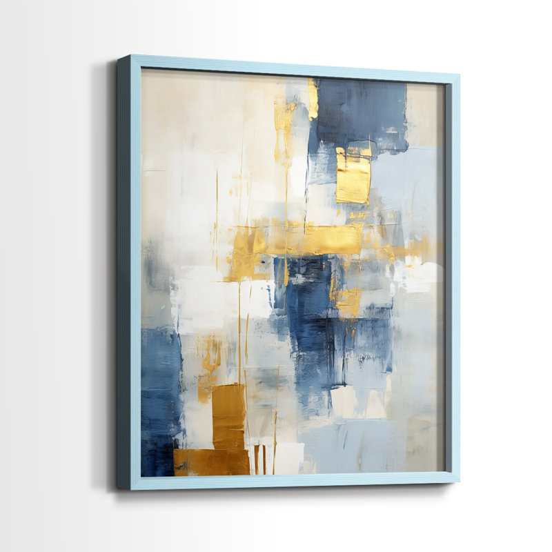 Série ABSTRACT Dxxxx - reproduction encadrée de qualité supérieure - prête à être accrochée - aucun clou requis