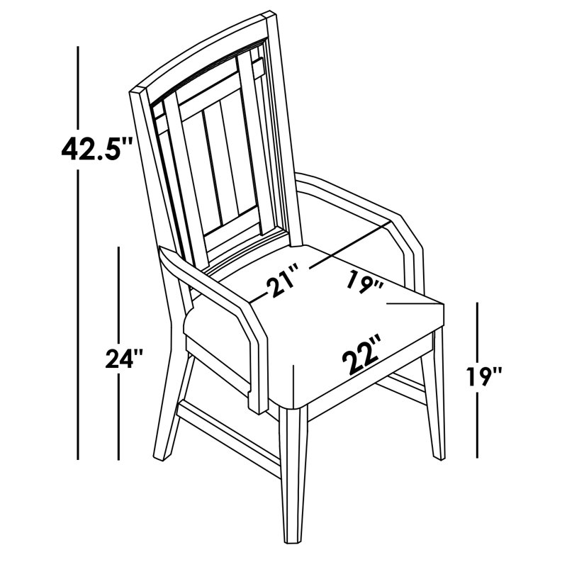Ealy 19'' H Upholstered Armchair