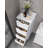 Holtby 11.8" W x 32.3" H x 11.8" D Freestanding Storage Cabinet-1263941516