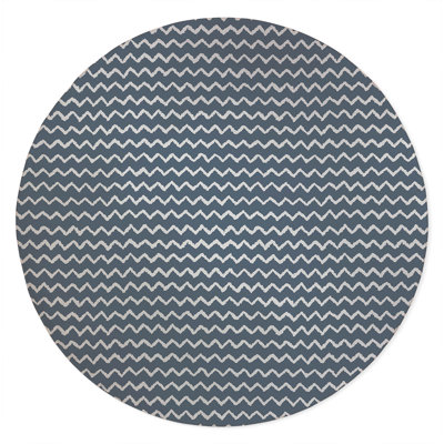 Chevron Wave Non-Slip Outdoor Rug