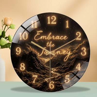 Horloge murale Embrace The Journey