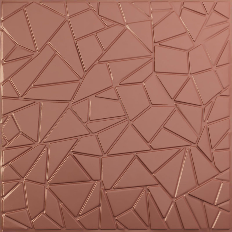 Panneau mural décoratif Elwod EnduraWall 3D, Rose champagne