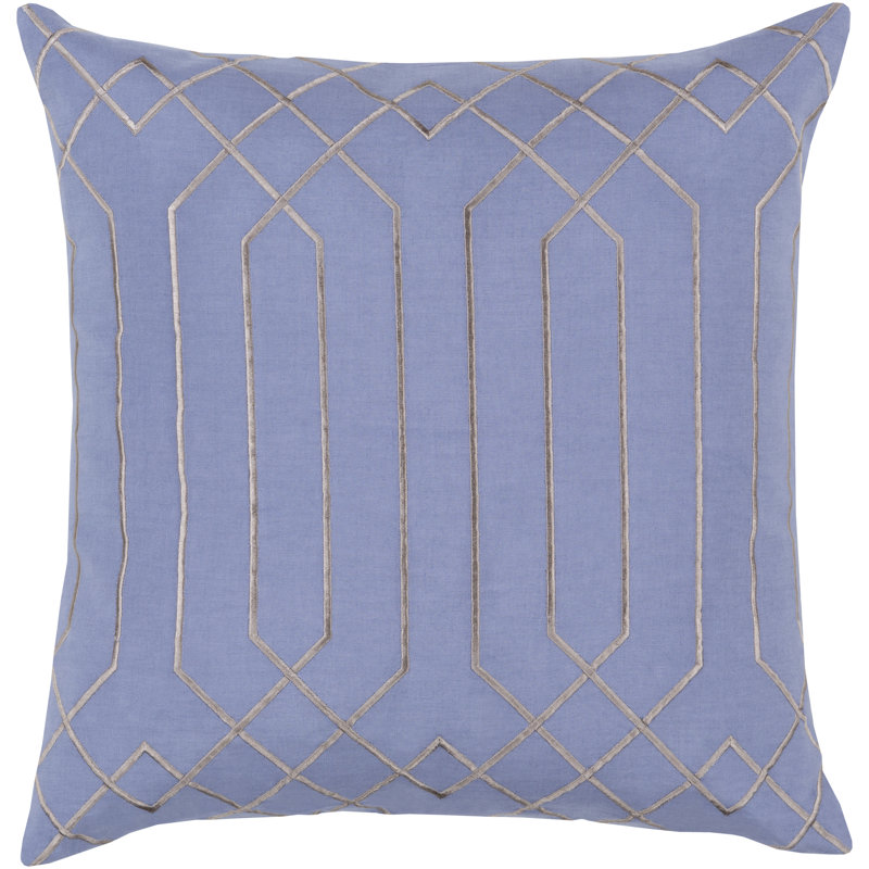  Coussin Lin, 20 po X 20 po, Bleu ciel, Duvet