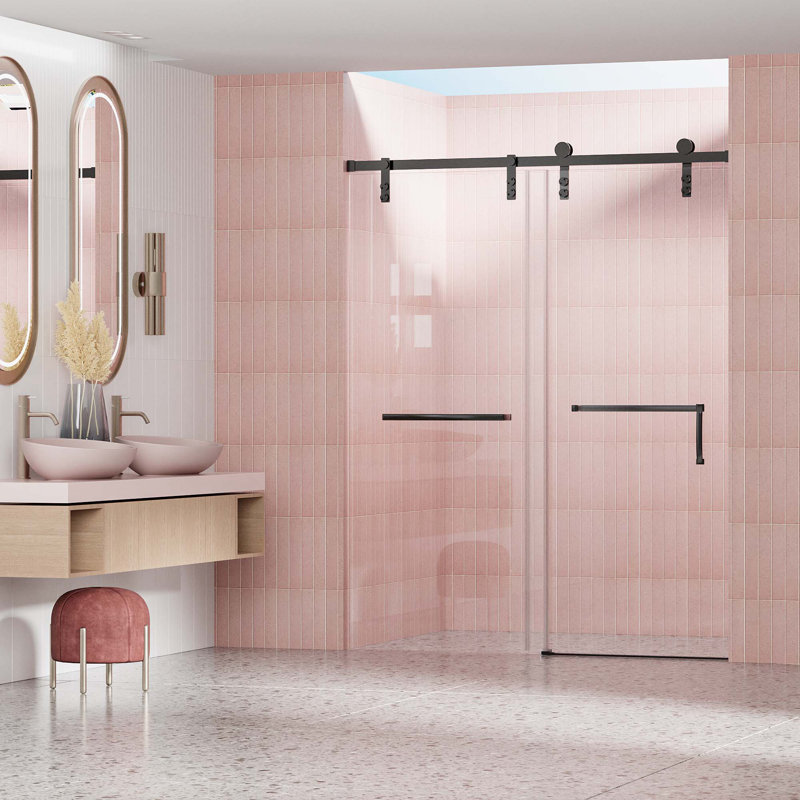 Portes de douche, Noir mat