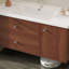 Armoire de salle de bain légère de luxe de style médiéval