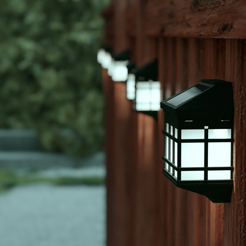 Black Solar Powered LED Pathway Lights Multipack