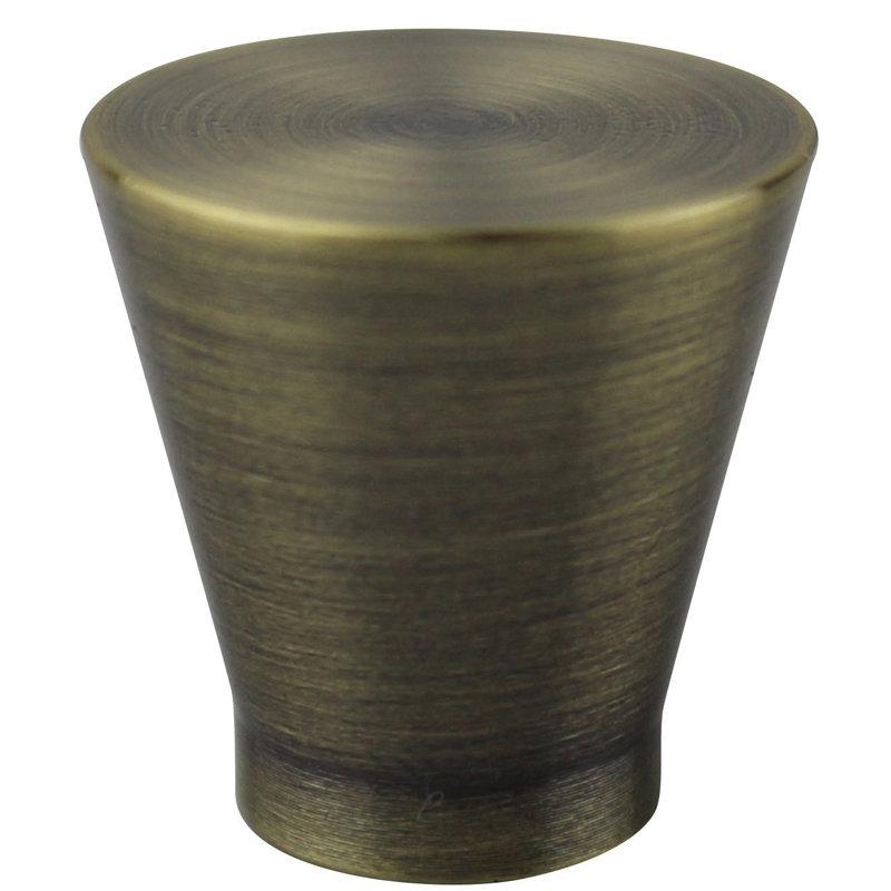 Abhithi Lamp Finial, Antique Brass