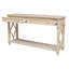 Console en bois massif Andrera