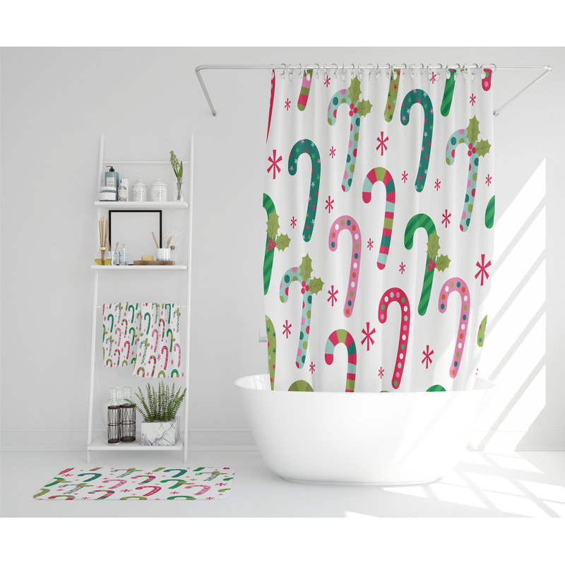 Janay Polyester Shower Curtain Set