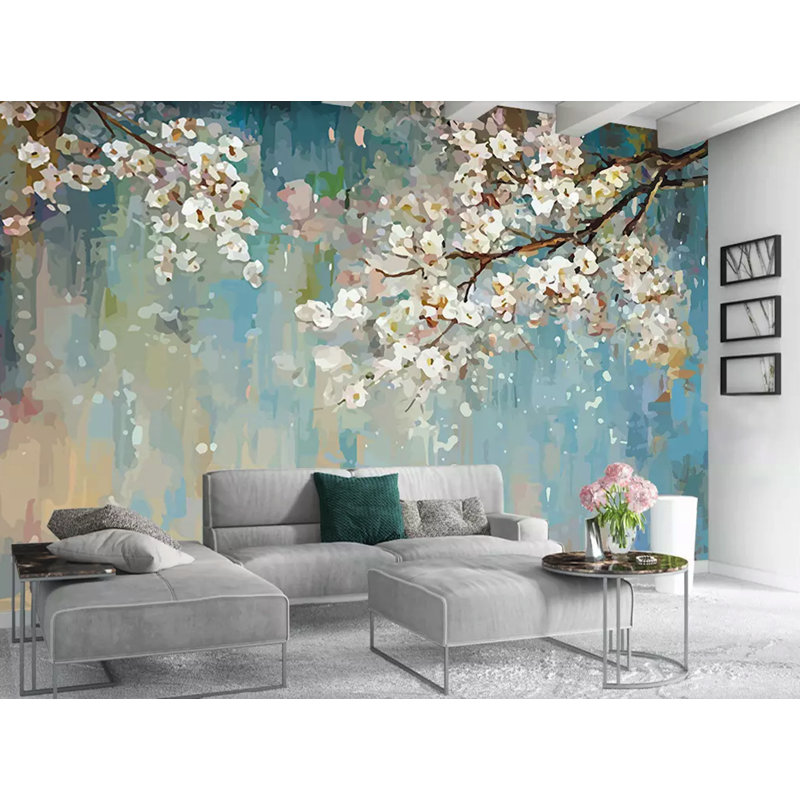 Peel & Stick Floral Roll, 204" W x 114" L