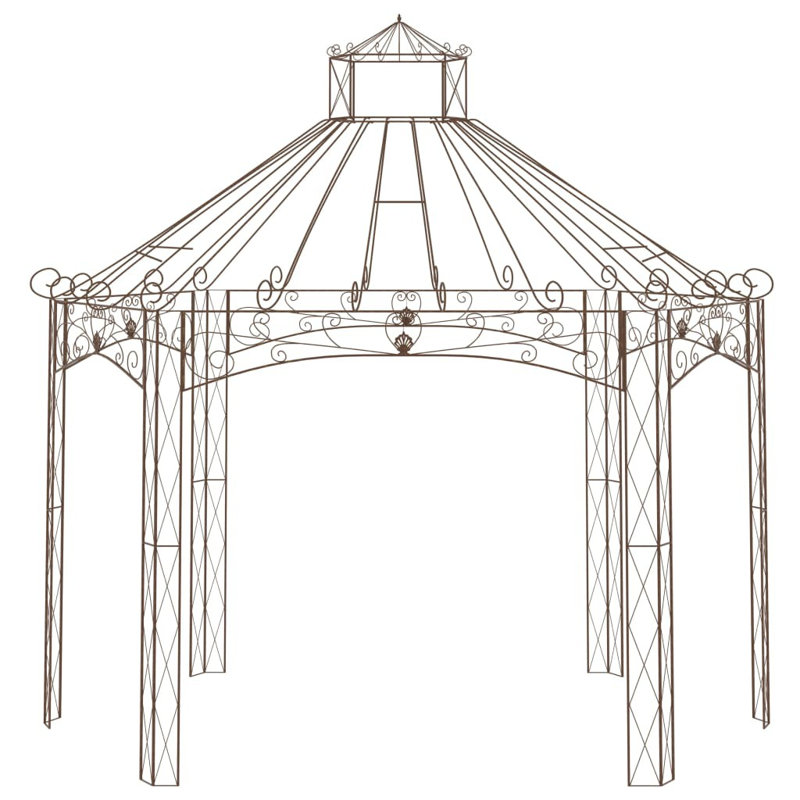 Smethwick 4m x 2.5m Iron Pop-Up Gazebo