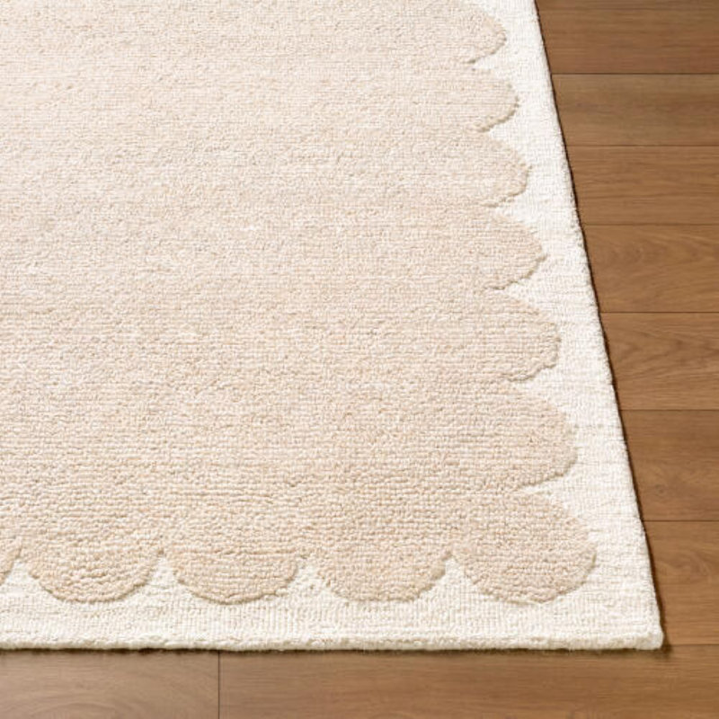 Long Island Handmade Rug, Rectangle 8' x 10', Ivory/Beige