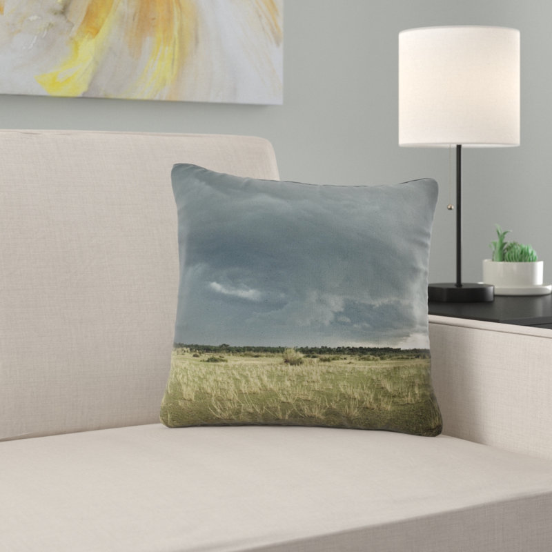 Coussin décoratif Paysage, 16 po x 1 po, Coussin décoratif
