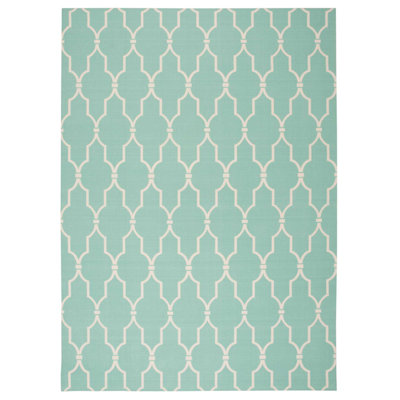 Tapis intérieur / extérieur bleu Danecia
