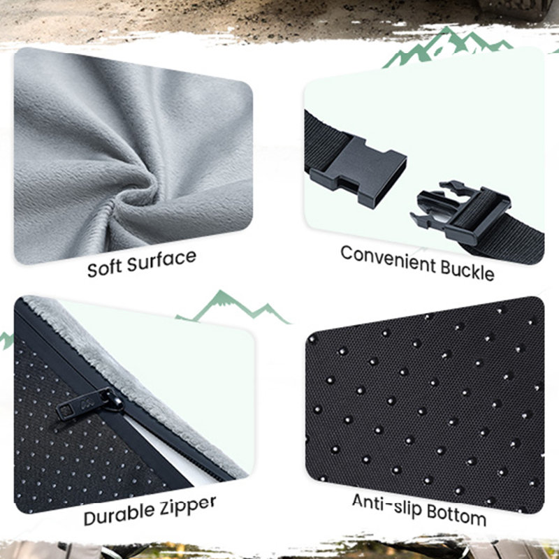 Willpo Memory Foam Camping Mattress with Travel Bag, Lightweight Portable Sleeping Pad for Tents, Guest Beds, Home