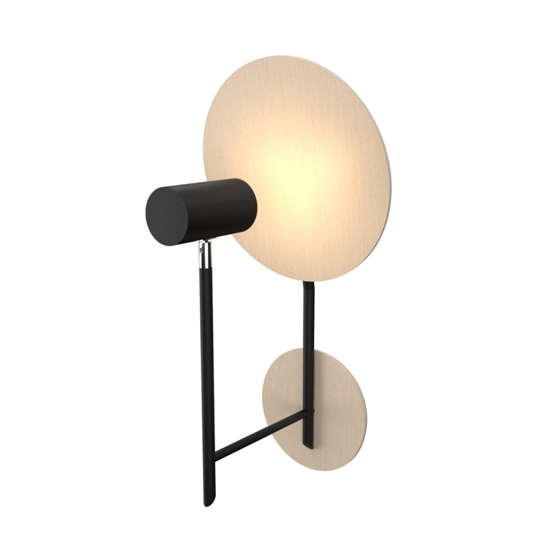 Dot Armed Sconce, Organic Cappuccino