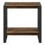 Table de bout, table d'appoint, table de chevet, lampe, salon, chambre à coucher, métal, industriel