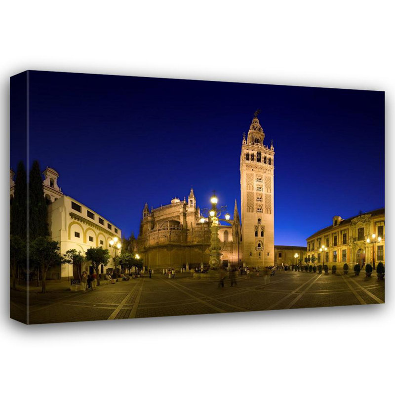 Cathédrale de Séville et Giralda, H 17 po x l 24 po