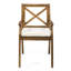 Ensemble de 2 chaises de jardin avec coussins crème - Polyvalentes, elles conviennent aussi bien au jardin qu'à l'extérieur. Leur structure en bois et leur rembourrage en mousse créent une ambiance harmonieuse.