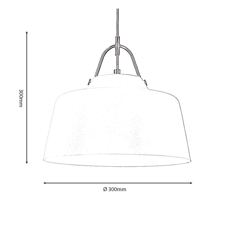 1 - Light Matte Black Pendant