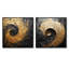 Northwich - Ensemble de 2 collages carrés à spirales abstraites-101846915-101846912
