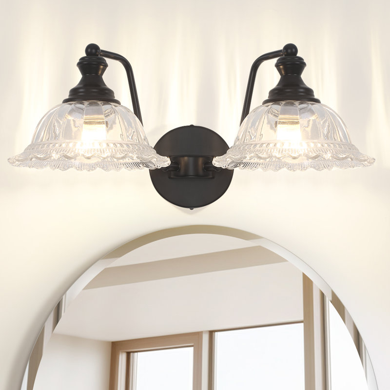 Éclairage pour meuble-lavabo Junathean, Noir mat