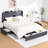 Bed Frame with 3 Storage Drawers,Upholstered King Bed Frame and Wingback Headboard, Type-C & USB,Noise-Free/No Box Spring Needed,Easy Assembly-1615796228-1615796231