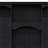 Entryway and Mudroom 55.1 Inch All-in-One Hall Tree Arched Farmhouse Style Matte Black Particle Board Coat Rack
