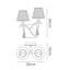 Yuri 2-Light Dimmable Wallchiere-33702086-33702087