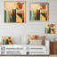 Full Moon Symphony Midcentury Abstract I - Abstract Midcentury, art encadré-786898852-786898854