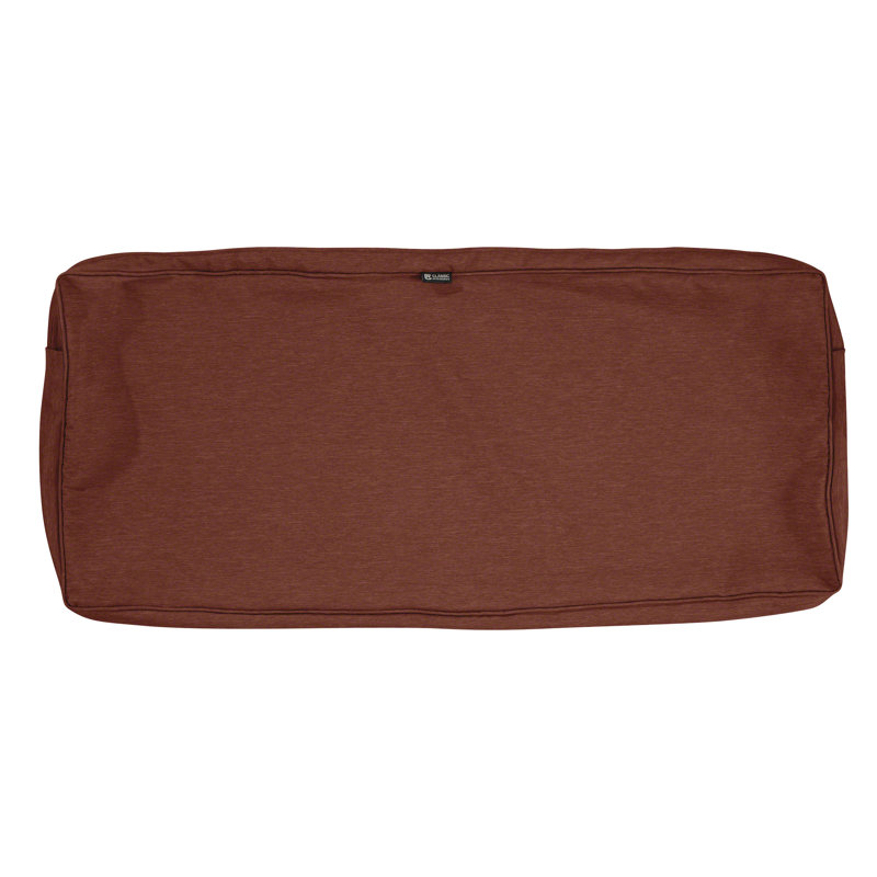 Pina Outdoor 3'' Bench Cushion Cover, Henna Red, 3" H x 59"W x 18"D