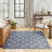 Nourison Essentials Blue/Ivory Indoor/Outdoor Area Rug-376677912
